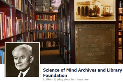 Facebook logo Science of Mind Archives