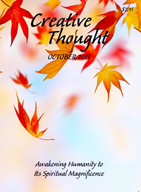 Creative Thought Magazine Cover for October, 2013